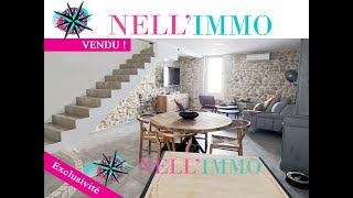 EXCLUSIVITE VENDUE A PELISSANNE: Superbe maison de village T4 avec garage 28m²