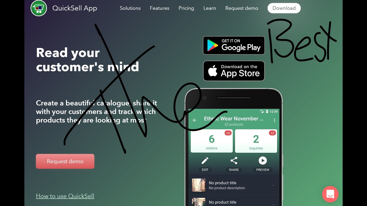 Quicksell App Review One Of The Must Have For Sales My Opinion Youtube