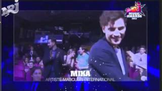 MIKA wins best male international artist at NRJ Music Awards 2012