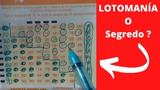 Como Ganhar na Lotomanía | Só com 1 jogo ou 2 com Aposta Espelho