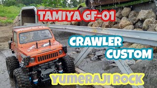 TAMIYA GF-01 CRAWLER CUSTOM in YUMERAJI ROCK vol.2