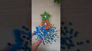 Pouring  beads#satisfying #asmr#comment #like #funny #follow ♥️💜💙