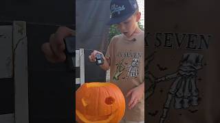 Pitching Machine Goes FULL SEND on a Pumpkin 💪🎃 ⚾️ #baseball #baseballlife #baseballlifestyle