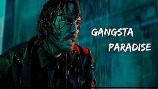 John Wick 4 × Gangsta Paradise || John Wick edits || John Wick WhatsApp status