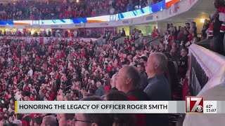 Hurricanes honor WakeMed officer killed in Garner