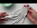 beginners beading tutorial for fringe earrings part two adding your fringe