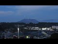 2020年09月25日、夕方の桜島