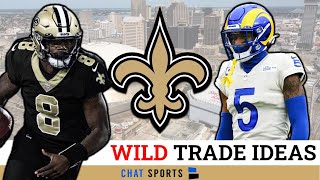 WILD Saints Trade Rumors: 5 NFL Trade Ideas Ft. Lamar Jackson, DeAndre Hopkins, Jalen Ramsey