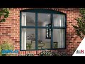 aluk 58bw flush casement windows manufacturer aluminium windows manufacturer emplas