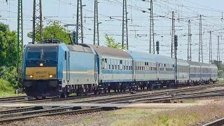 Muntenia Nemzetközi InterCity halad Szolnok felé