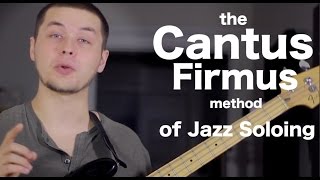 Cool jazz soloing technique - the Cantus Firmus Method [ AN's Bass Lessons #20 ]