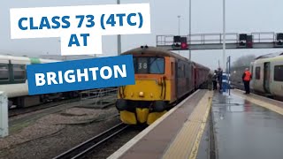 Witness the Unbelievable! Two Class 73s Hauling a Class 438 at Brighton - Rare Footage!