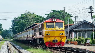 รวมคลิปรถไฟที่สถานีรถไฟนาสาร ep.98 เปิดเดินขบวนรถสายใต้วันเเรก