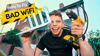 Fixing Bad WiFi is EASY: Pimp my WiFi Episode 1! Ft. Ty Widdas!