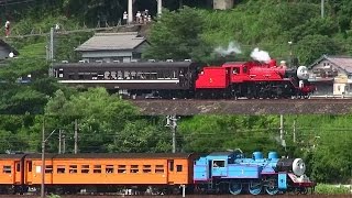 大井川鉄道 ジェームスとトーマス 塩郷 2015【Japanese real Thomas＆James going siogou in Oigawa realway 】