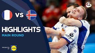 France vs Iceland | Highlights | Main Round | Men's EHF EURO 2022