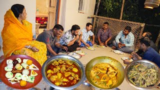১লা বৈশাখের খাওয়া-দাওয়া -ইলিশ মাছের কড়াই ভাপা,শুক্তো ও চিকেন |