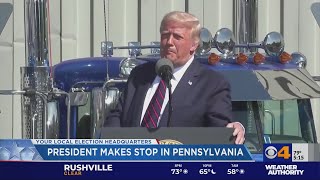 Trump makes stop in Penn