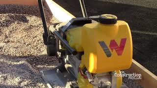 Wacker Neuson's Battery-powered Plate Compactor is Simple to Operate