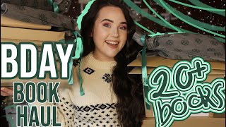 MASSIVE AND COZY BIRTHDAY BOOK HAUL AND UNBOXING✨come unbox all my bookish birthday gifts with me💖