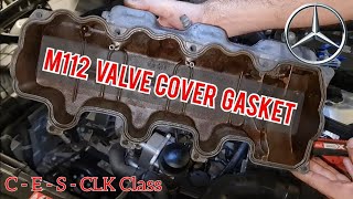 Mercedes Valve Cover Gasket Replacement in 4 minutes (M112)...