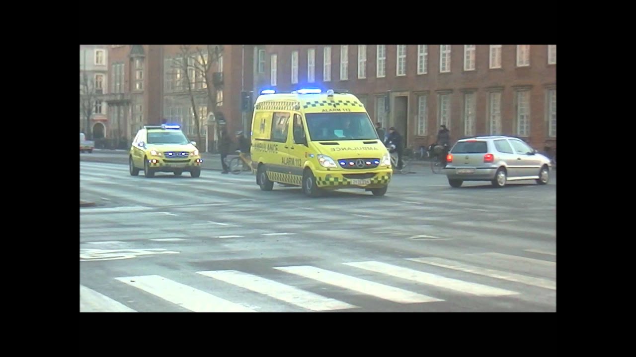 Mercedes Sprinter Ambulance - Falck + Mercedes ML320 Emergency Doctor ...