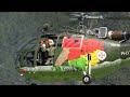 fantastic rc alouette 3 turbine scale helicopter model força aérea portuguesa