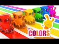 The colors of the rainbow! | Learn the colors with Trains | Titounis