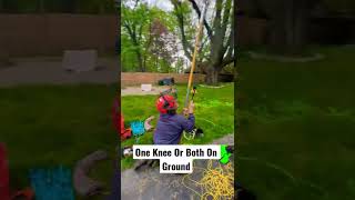 How To Use A Notch Big Shot Throwline Launcher #shorts #arborist #bigshot #treeclimbing #srt #drt