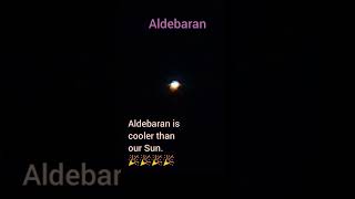 Cool Aldebaran.