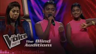 M.Dhinushika _ Kannalane _ Blind Auditions _ The Voice Teens Sri Lanka