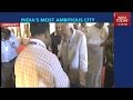 Modi Lands In Amaravati To Unveil New Andhra Capital