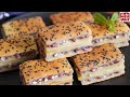 Roasted Red Bean Rice Cake。超好吃的奶香红豆烤年糕，外酥里糯，放几天都不会硬，做法非常简单！