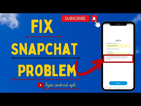 Snapchat Login Issue |Fix Due To Repeated Failed Attempts Or Other ...