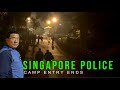 Singapore Police boys entering British Camp on the last day ||#singaporepolice #britisharmy #army