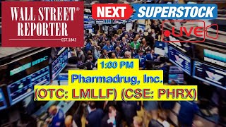 NEXT SUPER STOCK: Pharmadrug (OTC: LMLLF) (CSE: PHRX) CEO LiveChat