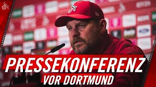 LIVE: Pressekonferenz mit Steffen BAUMGART vor Dortmund | 1. FC Köln | Bundesliga