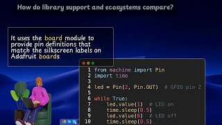 MicroPython vs CircuitPython - Python Microcontrollers