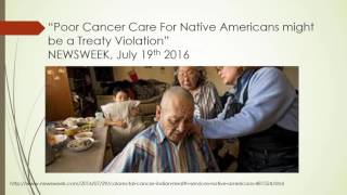 July 26, 2016 National Native Network Webinar Series:  "Native Cancer Wellness"