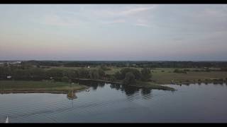 Aerial of Redichemse waard Culemborg in the Netherlands