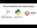 SQL and Python Installation for Data Analyst