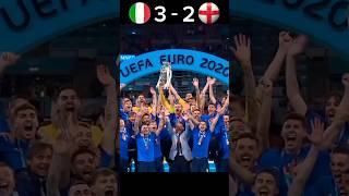 Italy VS England 2020 UEFA Euro Final Penalty Shootout Highlights #youtube #shorts #football