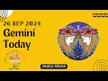 Gemini | 26 September 2024 | آج کا دن | Aaj ka Din Kaisa Rahega | Aaj Ka Din | Horoscope Today