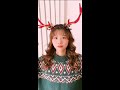 Christmas antler hair clip