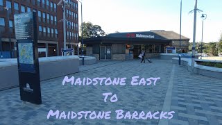 MAIDSTONE WALK | Station to Station | Maidstone East🦖 to Maidstone Barracks