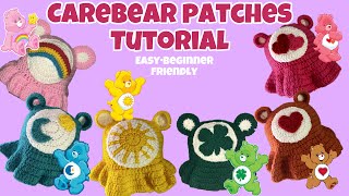 Crochet Carebear (5 Patches) Tutorial Part 1 (Easy Beginner Friendly)