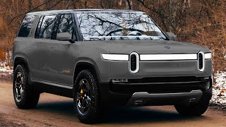 2024 Rivian R1S Adventure Package Electric SUV Quad-Motor Interior and Exterior Details