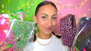 ASMR Tapping on PVC \u0026 Vinyl Bags 💚💗