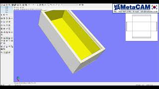 판금 설계 / 절단 절곡 자동 전개 프로그램으로 에지가 다른 판금 박스 작성