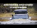 LANDCRUISER 200 Series Drowned in Africa | IT HAPPENED | MOREMI GAME RESERVE  |  SELF DRIVE SAFARI